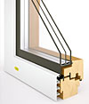 Aluminium-clad wooden windows STRUKTURAL